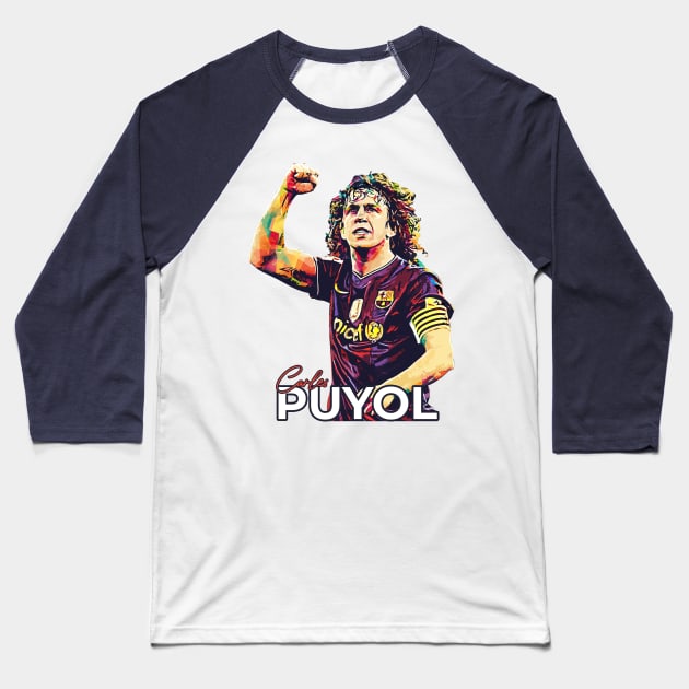 Carles Puyol Baseball T-Shirt by Creativedy Stuff